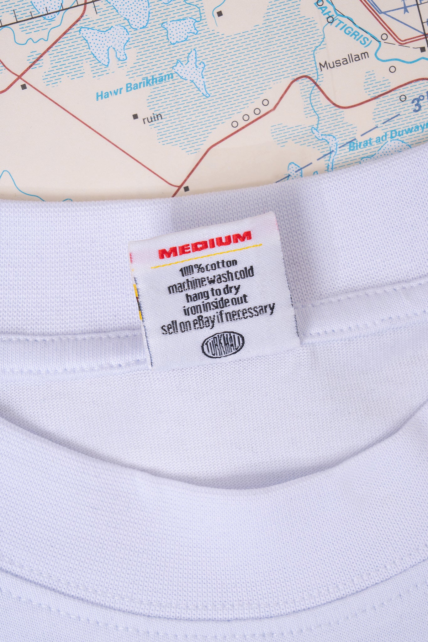 GÜNDEM Drop Top white t-shirt for men from the 2025 Fall/Winter collection.