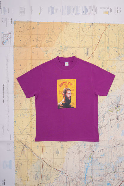 GÜNDEM Charm El Sheikh purple t-shirt for men (Fall/Winter 2025).