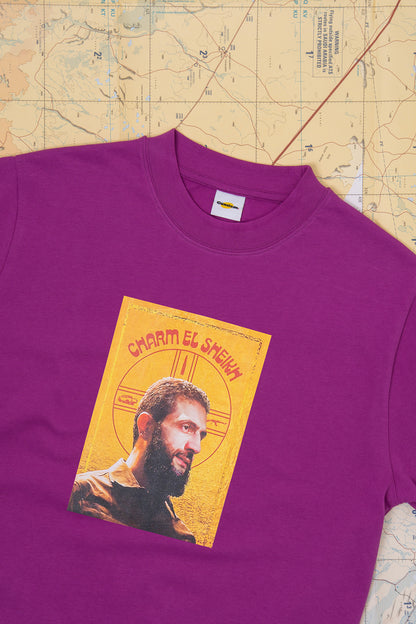 GÜNDEM Charm El Sheikh purple t-shirt for men (Fall/Winter 2025).