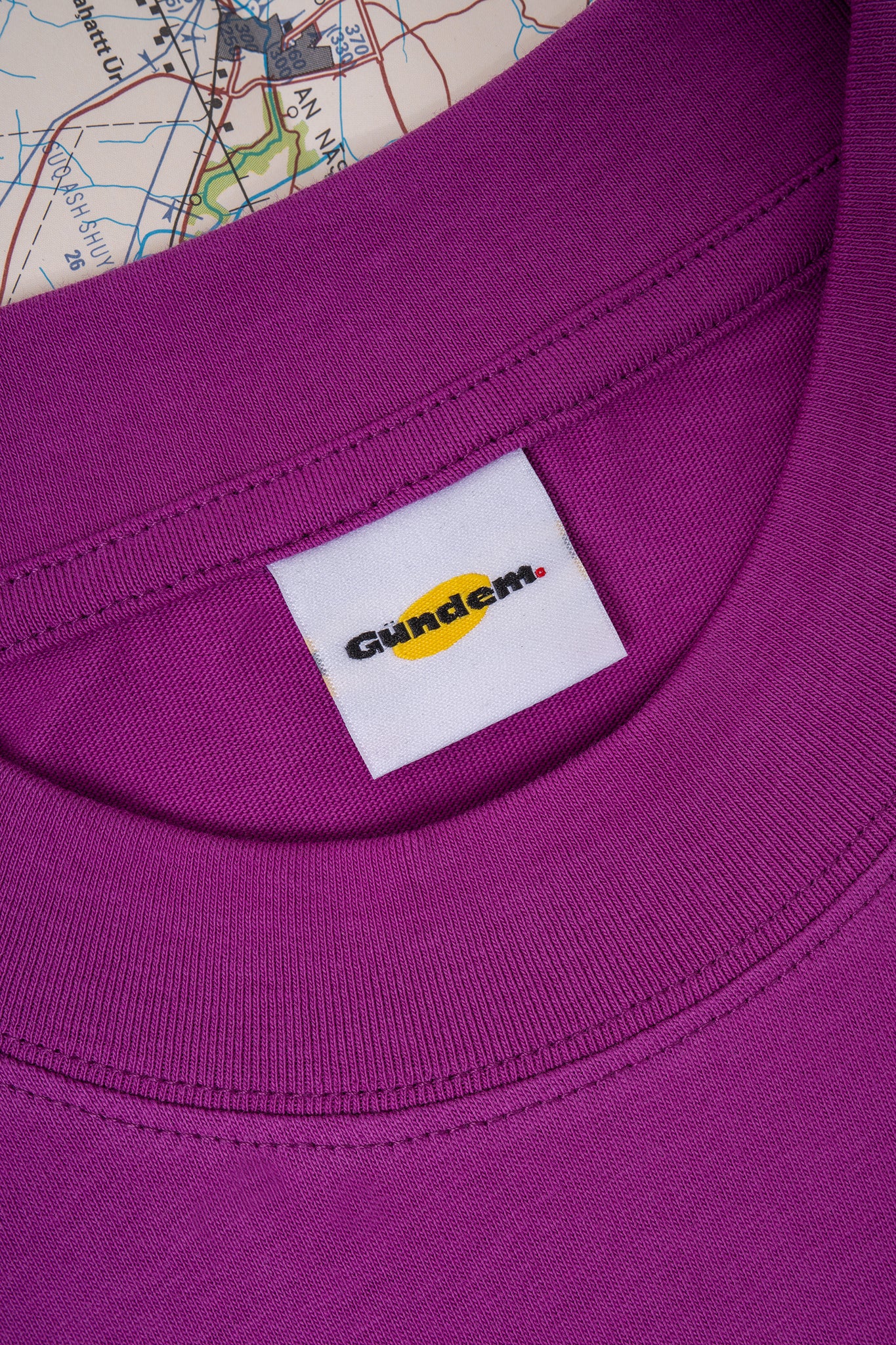 GÜNDEM Charm El Sheikh purple t-shirt for men (Fall/Winter 2025).