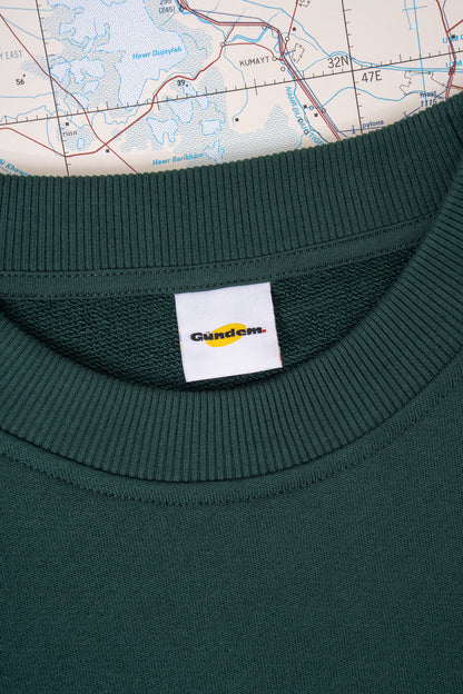 GÜNDEM No Chance crewneck sweatshirt (unisex fit) from the 2025 Fall/Winter line.